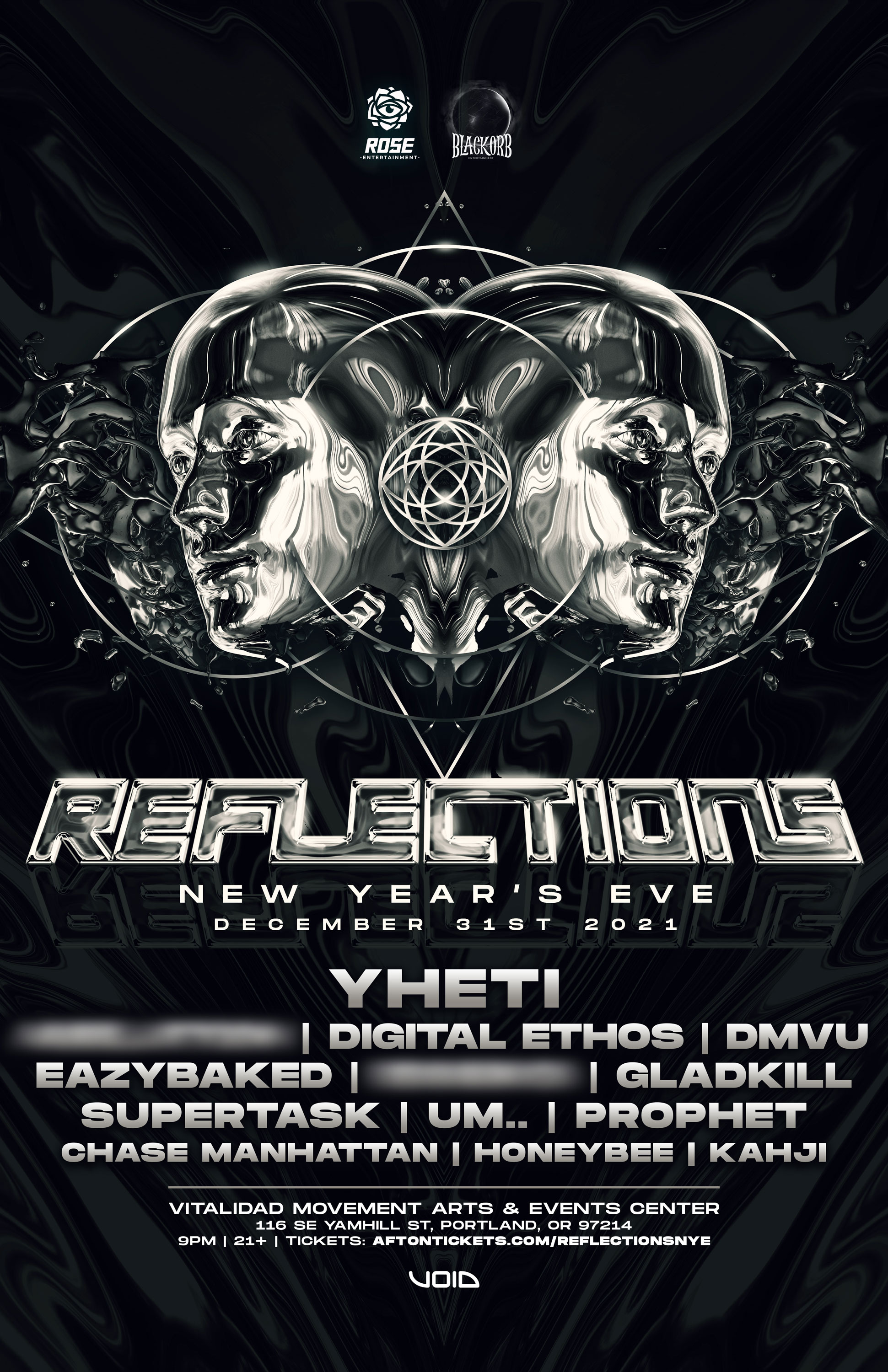 Gladkill Live - Reflections NYE, Portland OR -  December 31 2021